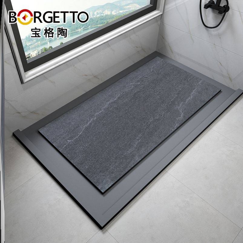 沐浴房石板踏板踏垫踏脚通体卫生间浴室防滑垫脚石淋浴房仿大理石