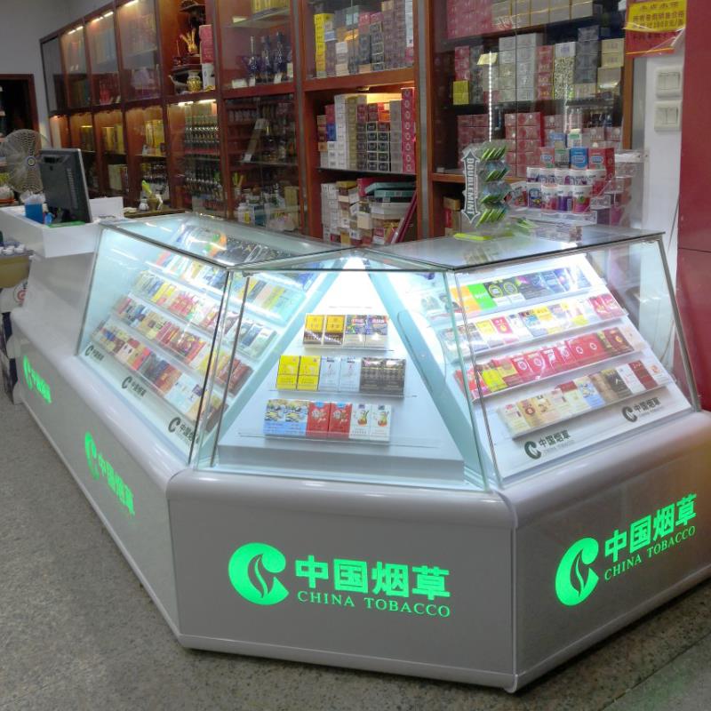 收银台烟铁质柜柜便利店新款小卖部中国展示柜子柜烟草柜台烟超市