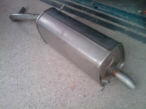 适用409l大众波罗不锈钢消声器尾段排气管消音器后段排气管