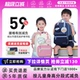 江博士儿童减负护脊书包男小学生女生三到六年级大容量男孩双肩包