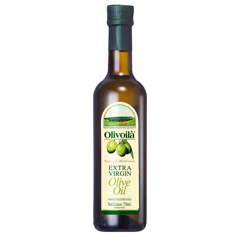 欧丽薇兰olive特级初榨橄榄油750ml瓶装食用油轻食健身炒菜