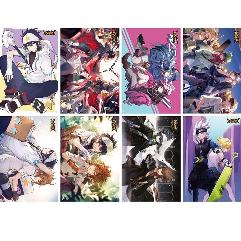 凹凸世界海报漫画墙贴嘉德罗斯周边全员雷狮安迷修画册格瑞金周边