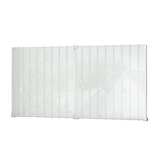 阳台防风挡板隔板磨砂塑料板窗户封闭神器宠物防护栏防盗网遮雨板