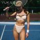 Yukari swim2024新款分体泳衣女 带胸垫性感比基尼泳装 夏季ins风