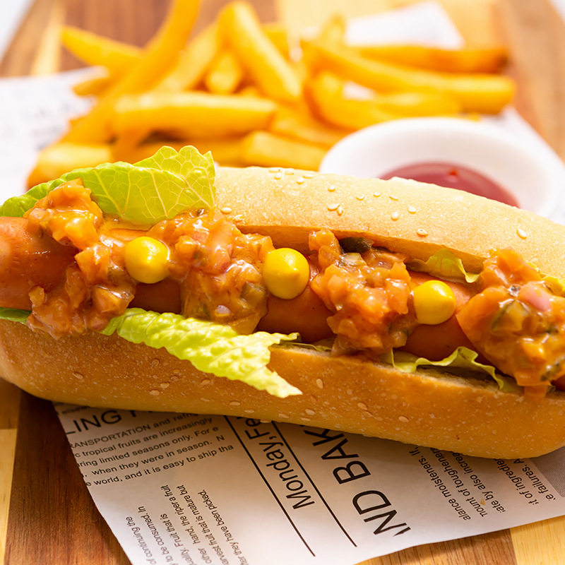 柏斯图德发热狗肠正宗德式香肠早餐肠热狗德国风味肠直销批发