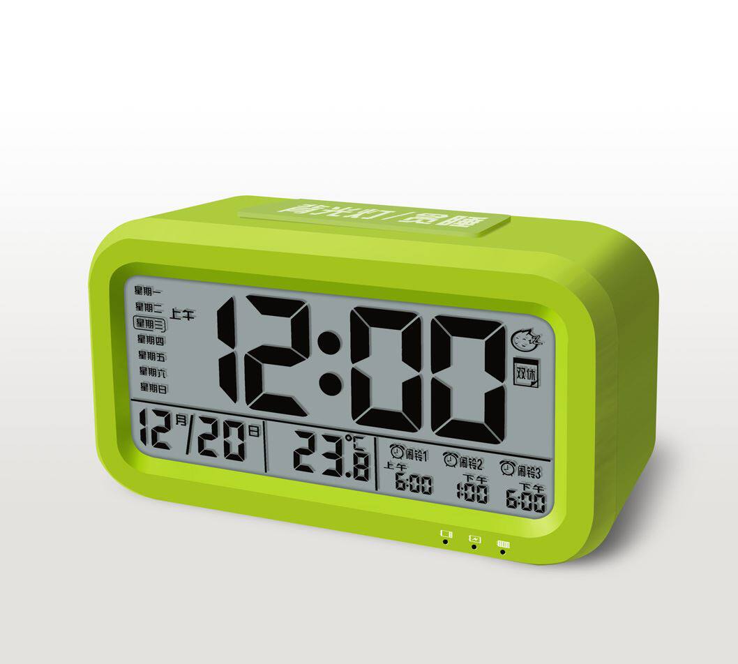 闹钟充电电子钟时钟小学生小电简约起床台钟家用台钟