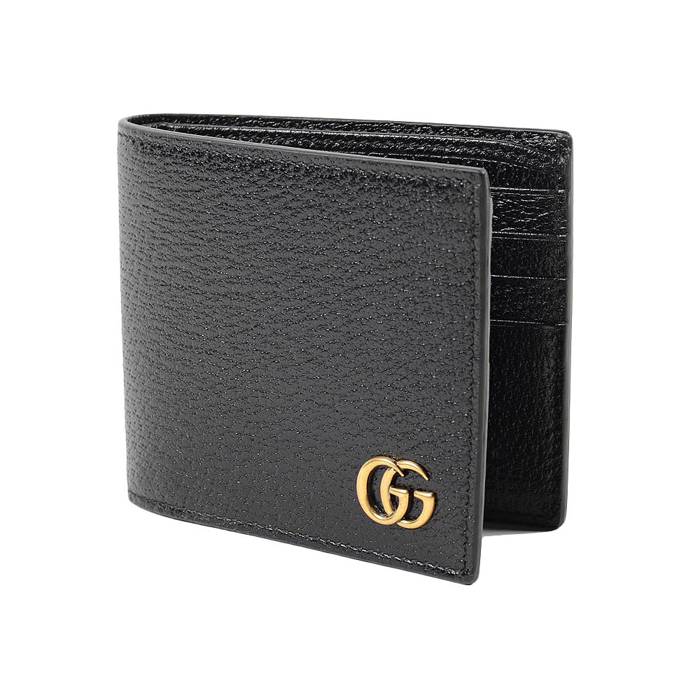 热销古驰男包_香港直邮qh gucci 古驰 男士黑色双折钱包 428726 dj20t