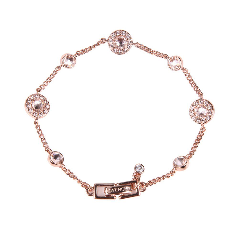 美国直邮givenchy纪梵希时尚优雅小众设计圆钻结手链60404217