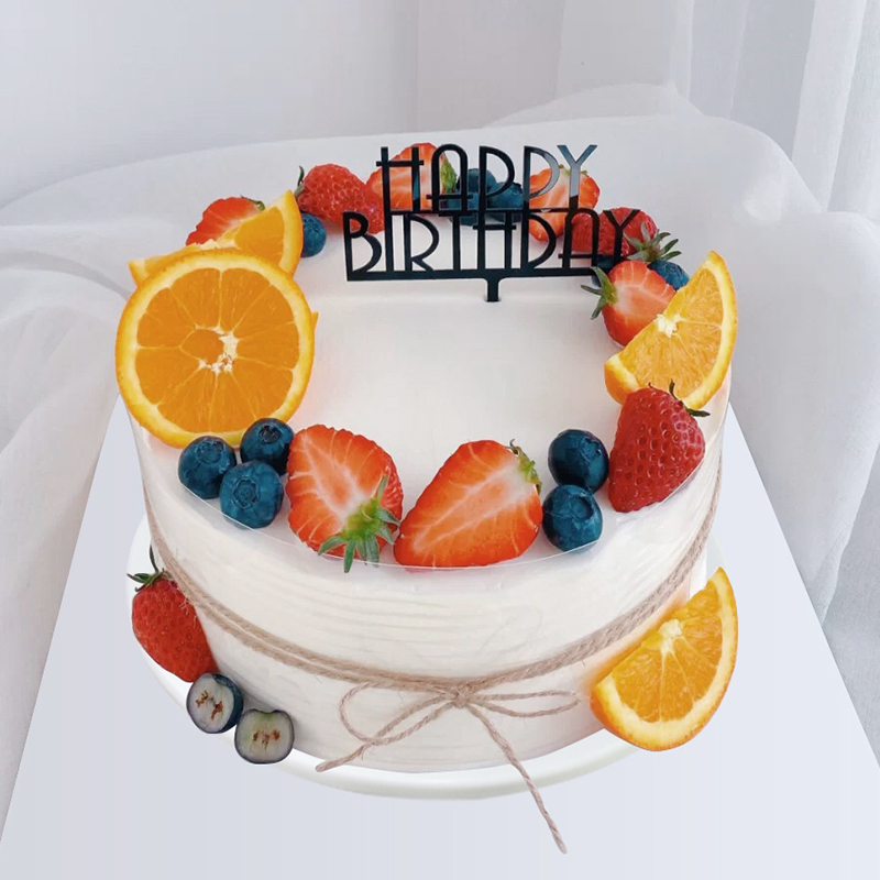 2020仿真生日蛋糕模型新款网红水果欧式创意塑胶橱窗摆设样品道具