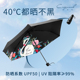 太阳伞防晒防紫外线女晴雨伞两用小巧便携口袋折叠五折迷你遮阳伞