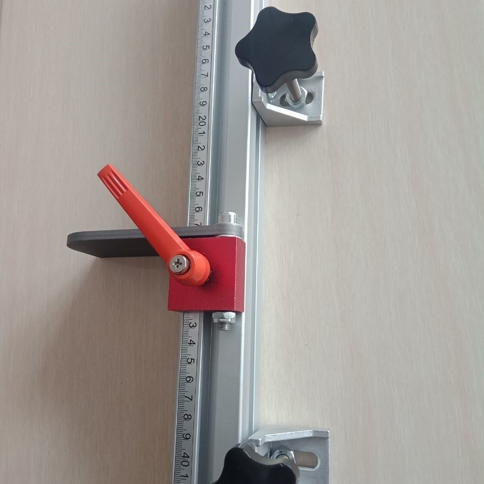 裁板下料切割靠尺翻转定位块靠山卡尺定位器标尺挡板卡位挡块靠杆