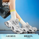 【黄景瑜同款】OGR异瞳猫眼鞋老爹鞋男女2025夏厚底增高透气网面