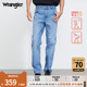 Wrangler威格THERMOLITE®保暖中蓝色803Greensboro男直筒牛仔裤