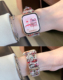 新款高级羊毛呢格纹适用iwatch8/9苹果手表带applewatch765se女款