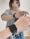 新款彩虹编织iwatch8/9适用苹果手表带applewatch7654SE男女44mm