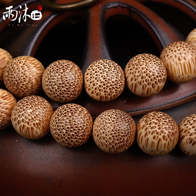 精工老料龙血金丝竹手串108项链透光手工爆满鱼子纹竹制手链男女