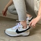 Nike/耐克男女鞋新款Waffle Dubut 轻便低帮运动休闲鞋DH9523-100