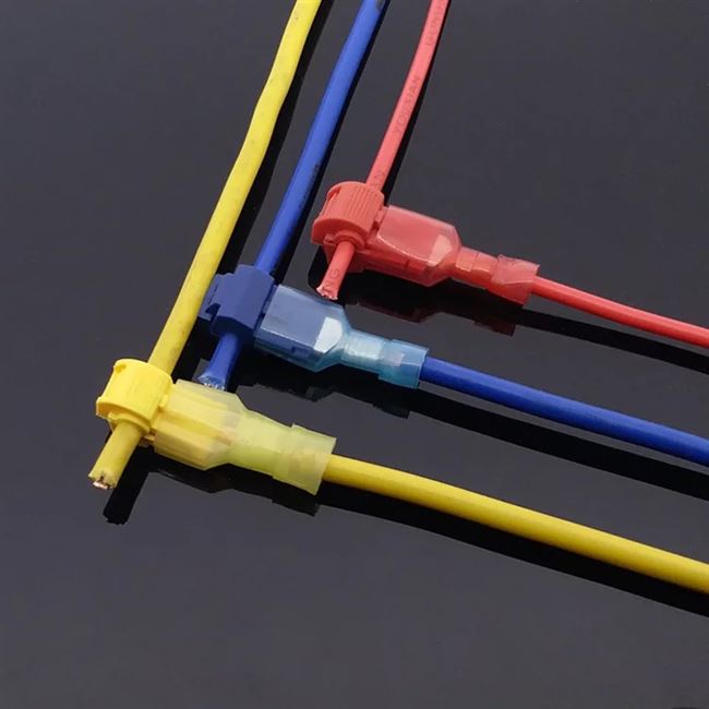 30套t型接线端子电线连接器免破线4-6平方万能软线接线器快接头