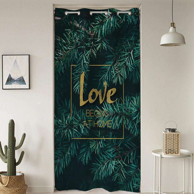 Simplicity door curtain Fabric art household Punch holes bedroom shading air conditioner shelter from the wind kitchen Dressing room Drapes Greenin the Home Fabric , Curtains and curtain accessories , Curtain category - from Buy2taobao.com to provide professional Taobao agent buy service