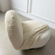 单人沙发套白胖子云朵沙发套定制全包雪梨沙发防尘罩猫爪布沙发罩