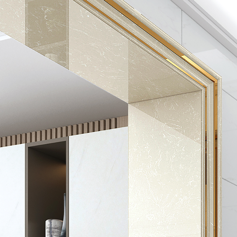 轻奢风门套包边大理石过道垭口套包边人造石阳台门框造型窗套线条