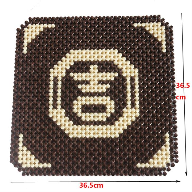 成人穿珠汽车坐垫手工串珠座垫diy材料包散珠子编织制作家居用品
