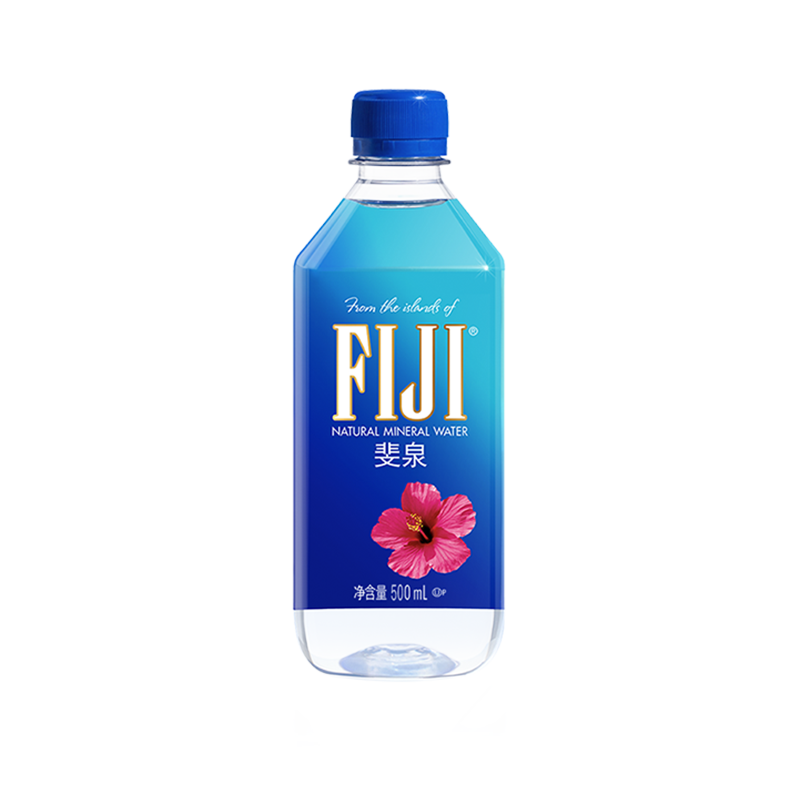 FIJI斐济进口天然矿泉水斐泉弱碱性纯净水饮用水整箱330/500ml瓶