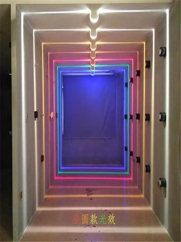 走廊网红过道射线氛围密室红网射灯led跑马射灯