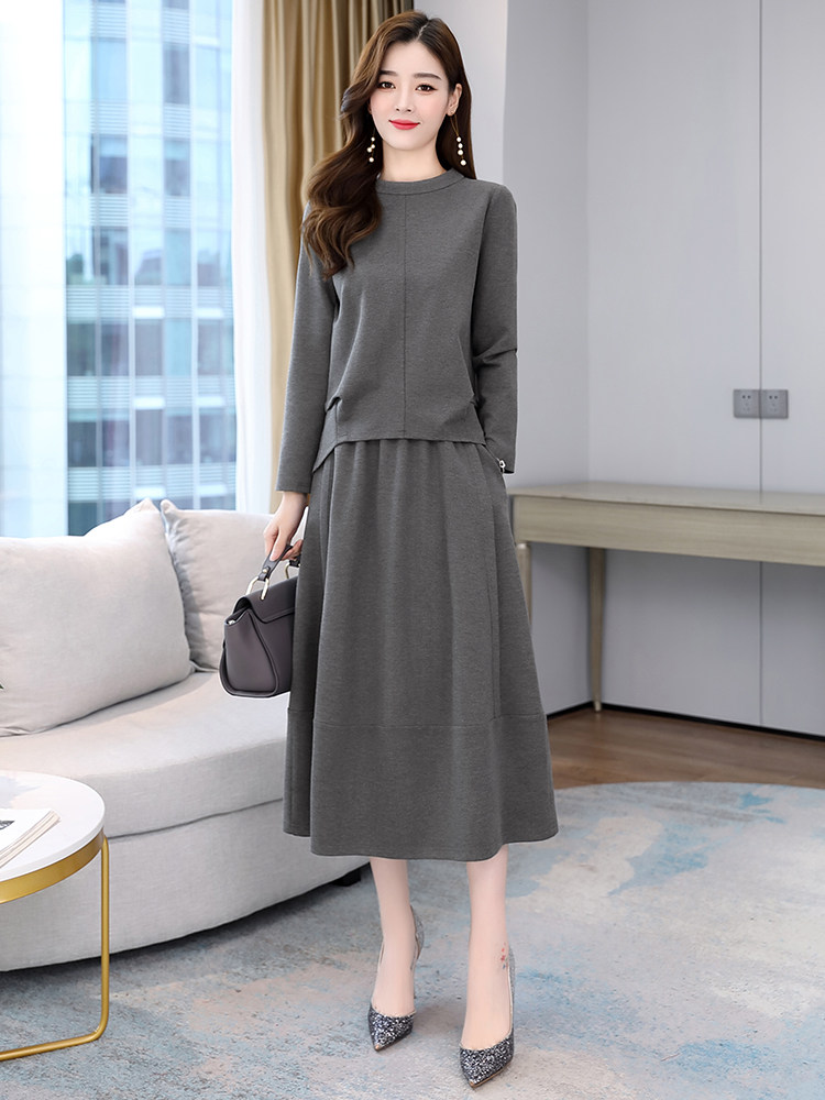 大码女装2020年新款套装减龄