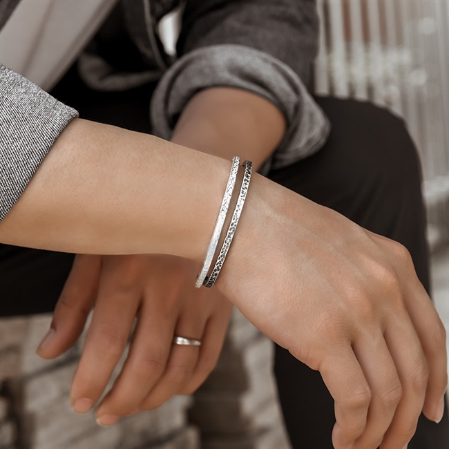 正品罗泰老银匠男士纯银手镯男潮银饰镯子999足银女潮人个性实心