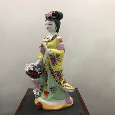 正品百花花仙子花神花仙神像佛像供奉摆件16-20-24寸摆件