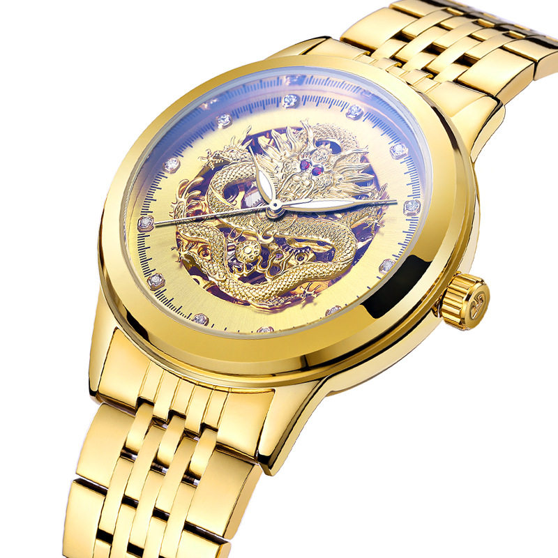 carotif卡罗蒂夫全自动金龙表手表男士爆款手表防水夜光机械手表