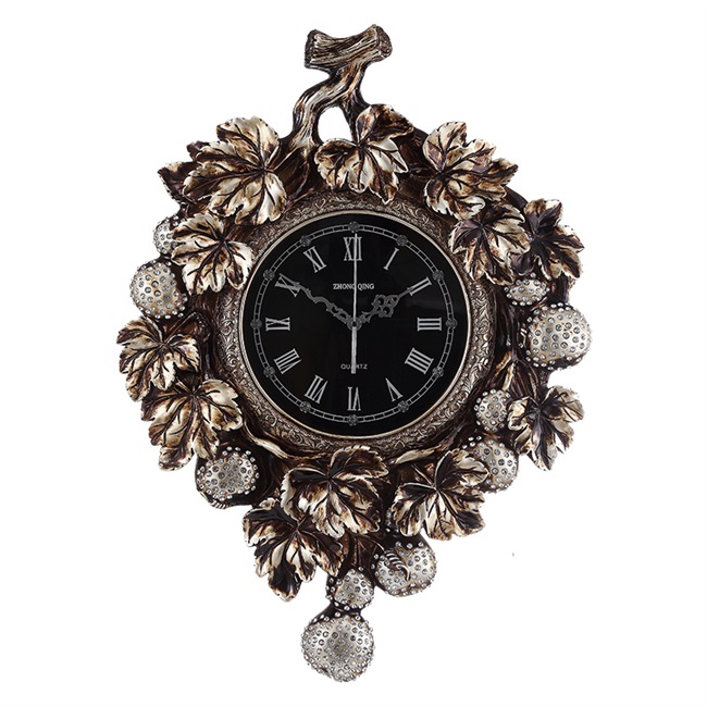 挂钟现代简约欧式田园大号图片