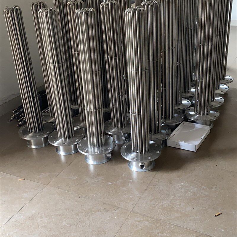 加热管空气大功率法兰防爆导热油加热器管380v口罩机熔喷布热熔机