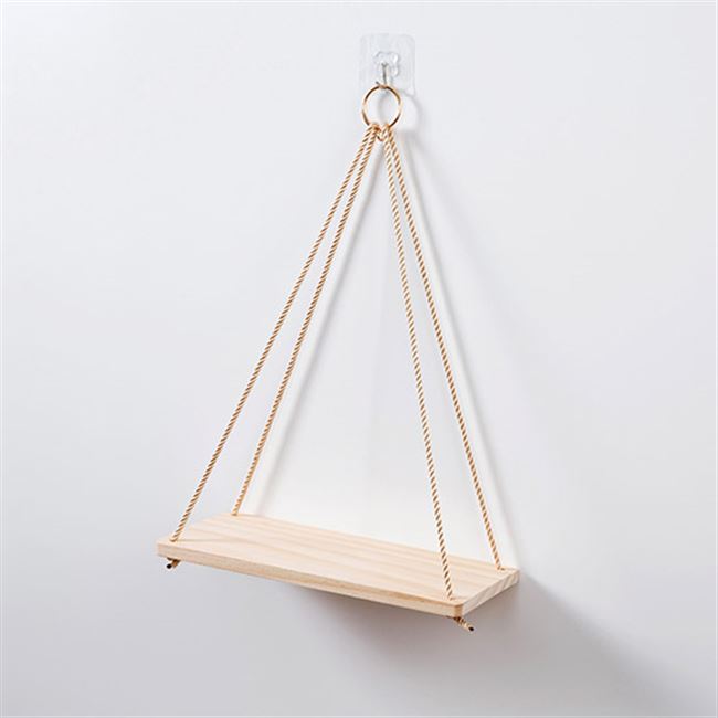 吊架置物架挂在墙上的北欧风墙板梯形上墙挂墙实木放东西木质层板