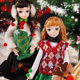 【新品】可儿娃娃 圣诞快乐 时尚节日换装女孩娃娃儿童玩具礼物