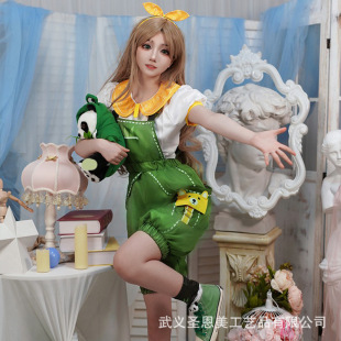 第五人格儿童COS服 小女孩滚滚伙伴cosplay 动漫角色扮演假发套装