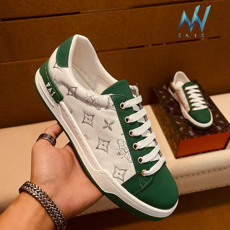 欧洲站酷奇男鞋大牌正品小蜜蜂真皮刺绣鞋子男高端低帮休闲板鞋