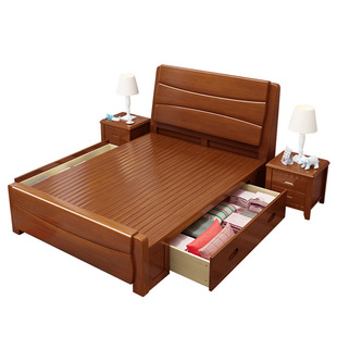 单人床实木1.2米1.35小户型小床家用儿童床一米二床1米榻榻米床