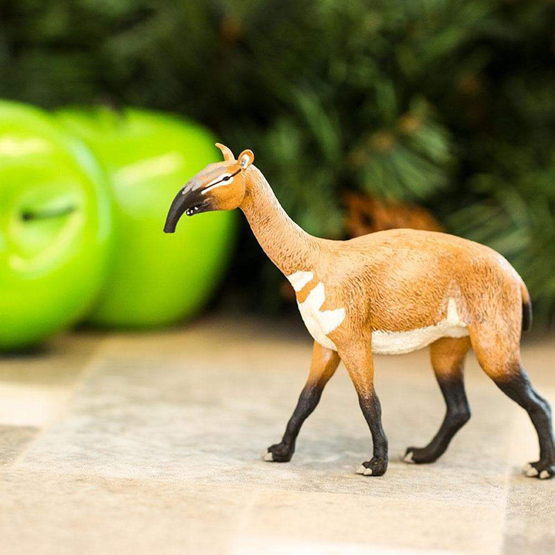 safari玩具长颈驼仿真森林动物模型玩具环保材质儿童认知玩具模型