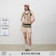 lost in echo2025春夏新款时尚撞色双层两件套修身针织吊带背心女