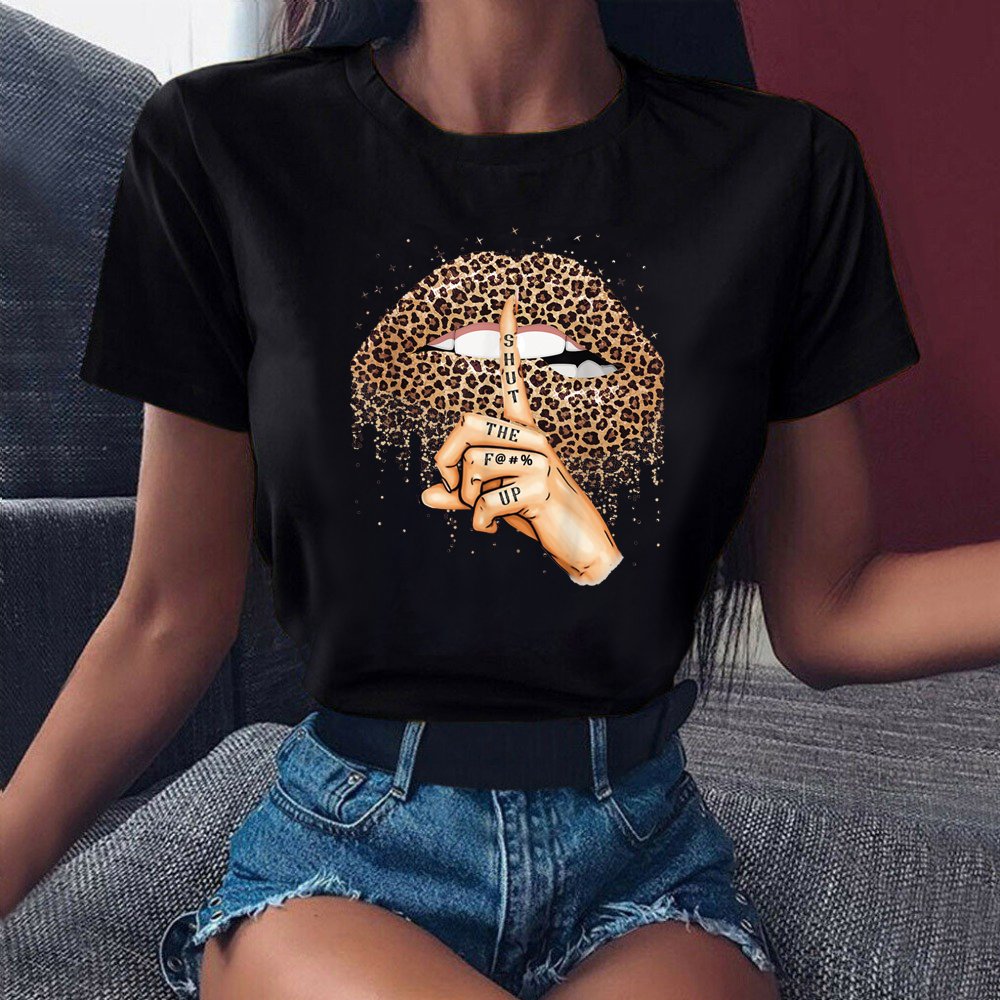 ZOGANKIN Summer Fashion Shirt Lips Leopard Graphic T Shirt W在类目 五金/工具, 手动工具, 瓷砖推刀中 - 来自Buy2taobao.com提供专业的淘宝代购服务