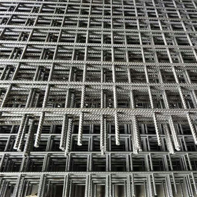 不锈钢混凝土地暖钢筋网片建筑钢筋网防裂桥梁带肋焊接镀锌铁丝网