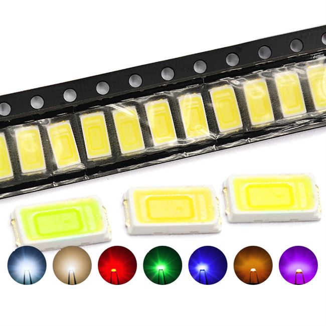 贴片led灯珠5730红光图片