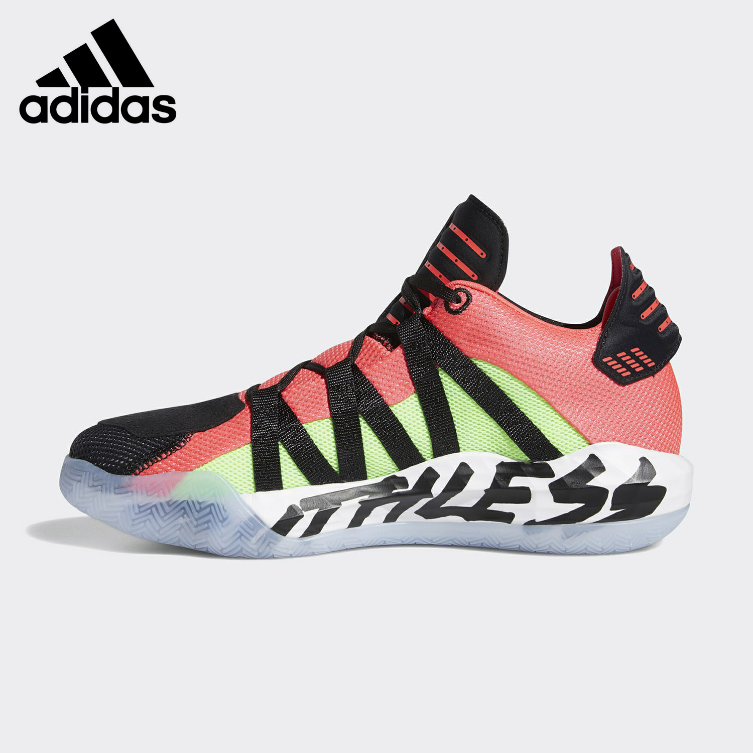 adidas/阿迪达斯2020新款dame 6利拉德6黑白红鸳鸯男篮球鞋ef9875