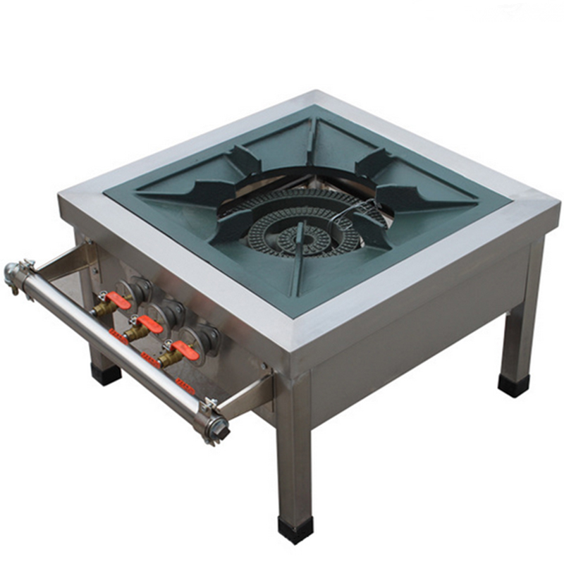 设备熬汤厨房韩式低汤灶商用矮脚炉燃气煤气灶双灶商用节能煲汤炉