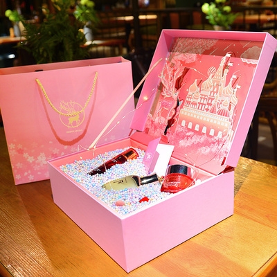 3d礼盒高档锦盒j包装盒长方形z化妆品包装盒高档精致超大ins礼盒