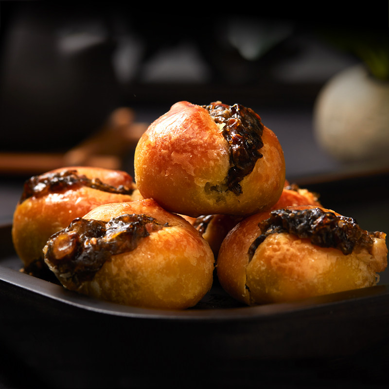 紫菜饼 潮汕海丰特产正宗传统手工零食 茶配点心糕点爆浆紫菜饼