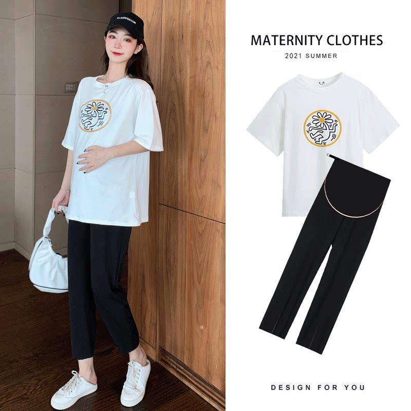 实拍现货孕妇套装孕妇裤孕妇上衣孕妇T恤孕妇连衣裙