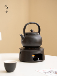 达令家用蜡烛温茶炉底座陶瓷加热小茶炉中式保温炉大号煮茶小火炉